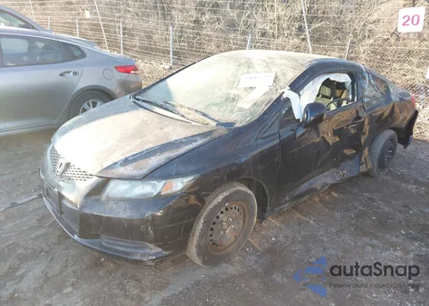 2013 Honda Civic Lx из США, поврежденный, VIN 2HGFG3B56DH508024